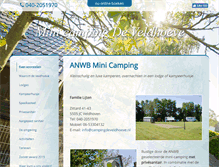 Tablet Screenshot of campingdeveldhoeve.nl